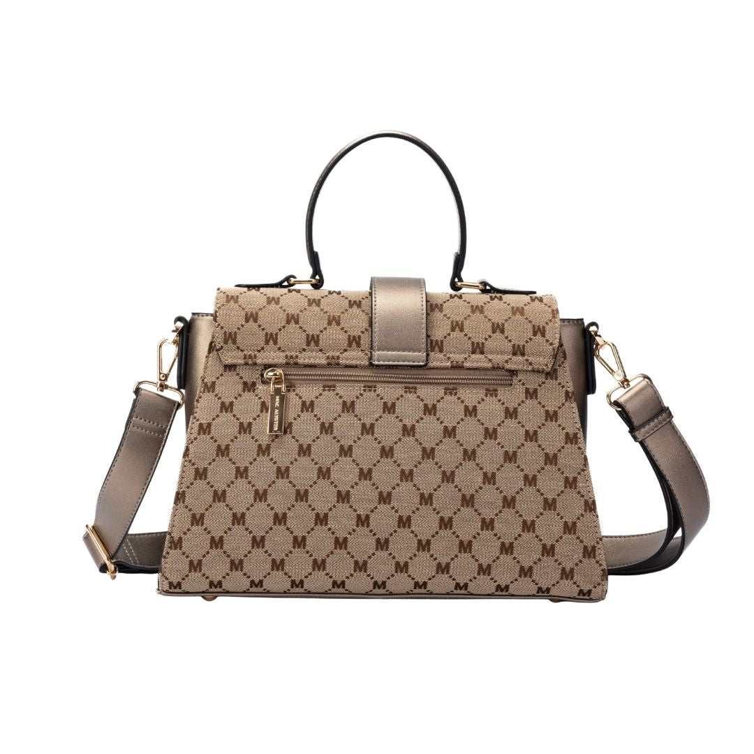 Sac à rabat - CLEMENCE mordore de dos