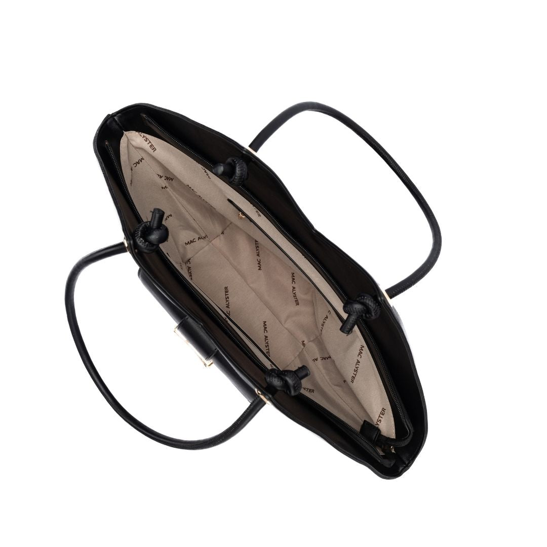 Sac cabas - DESINVOLTE noir de haut