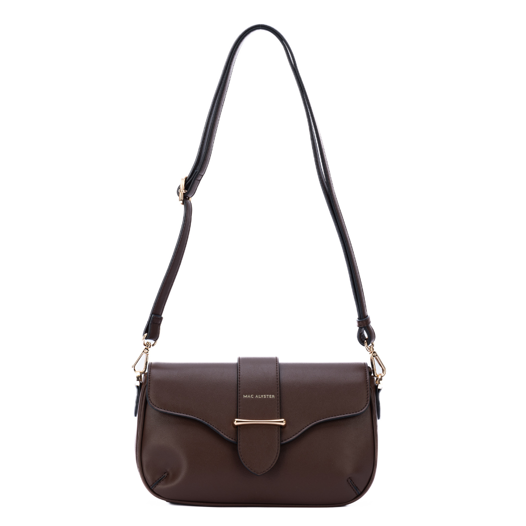 Sac trotteur - DESINVOLTE chocolat de face