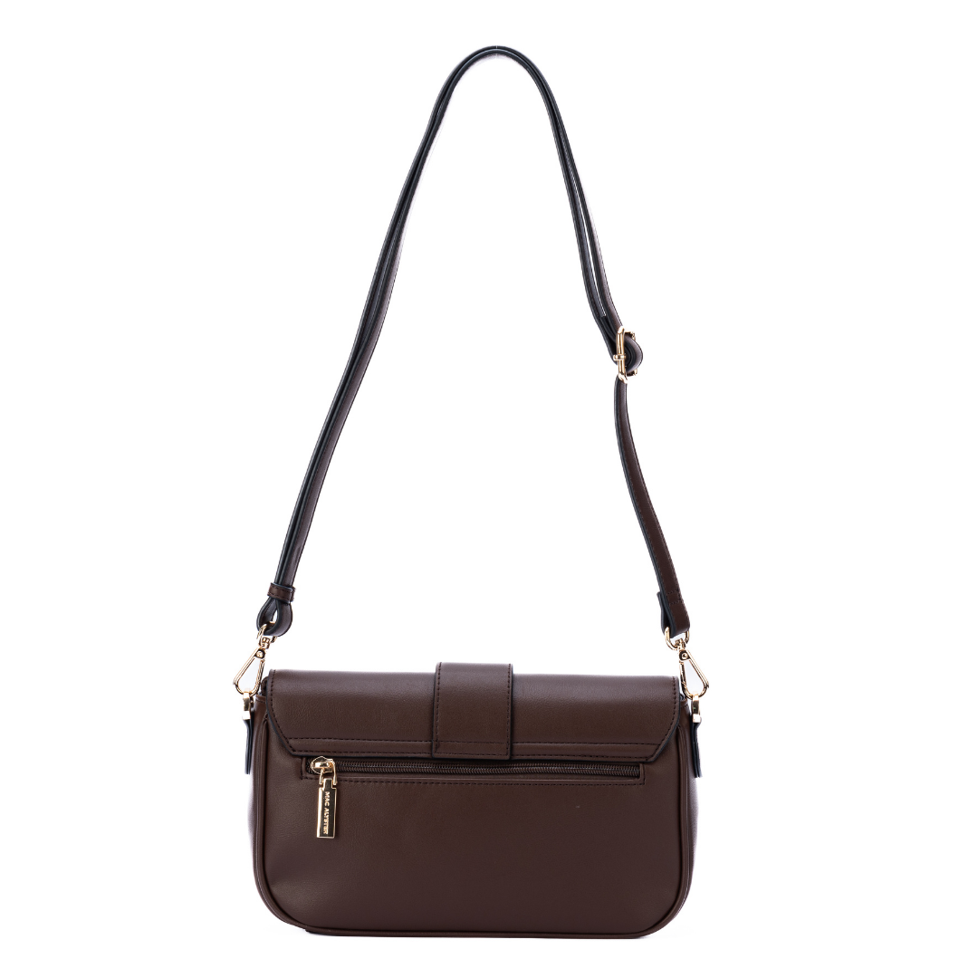 Sac trotteur - DESINVOLTE chocolat de dos
