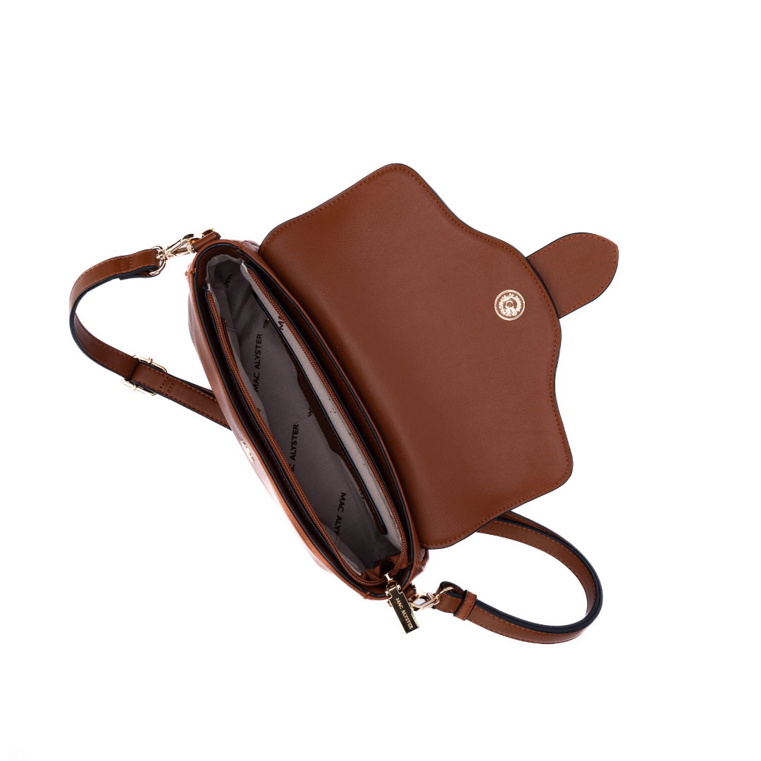 Sac trotteur - DESINVOLTE cognac de haut