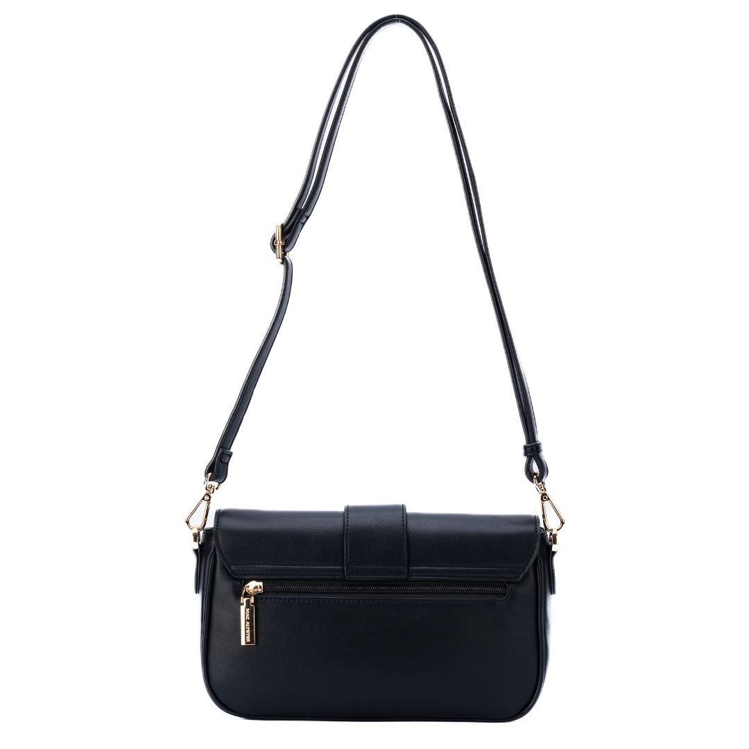 Sac trotteur - DESINVOLTE noir de dos