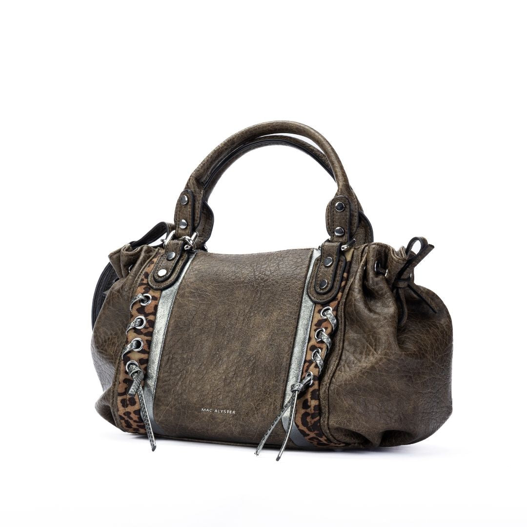 Sac bowling - CARACTERE kaki de trois-quarts