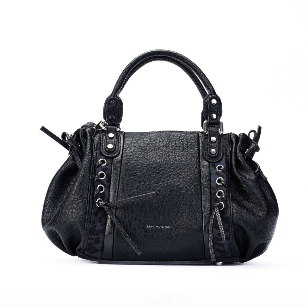 Sac bowling - CARACTERE noir de face