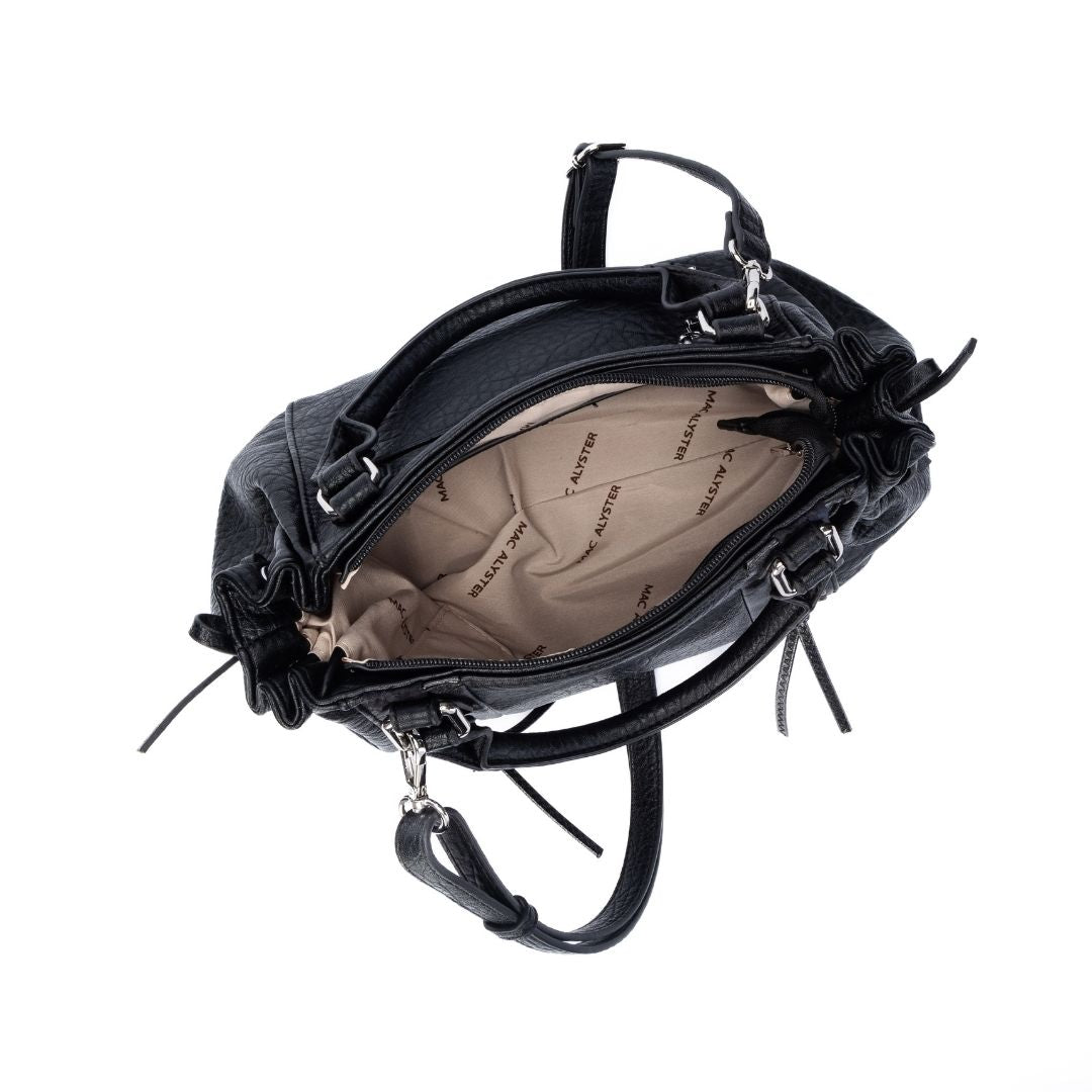 Sac bowling - CARACTERE noir de haut