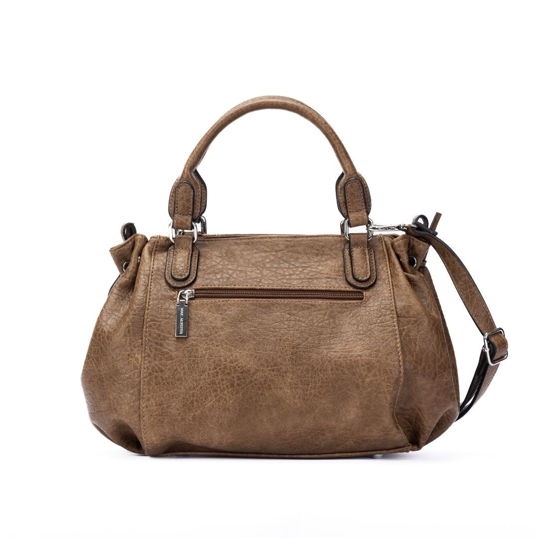 Sac bowling - CARACTERE taupe de dos