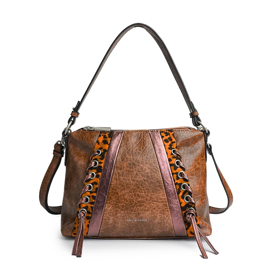 Sac porté main travers Caractère par Mac Alyster Marron