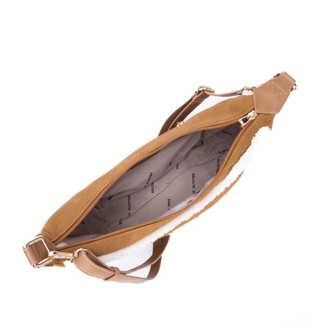 Sac besace - SMART marron de haut