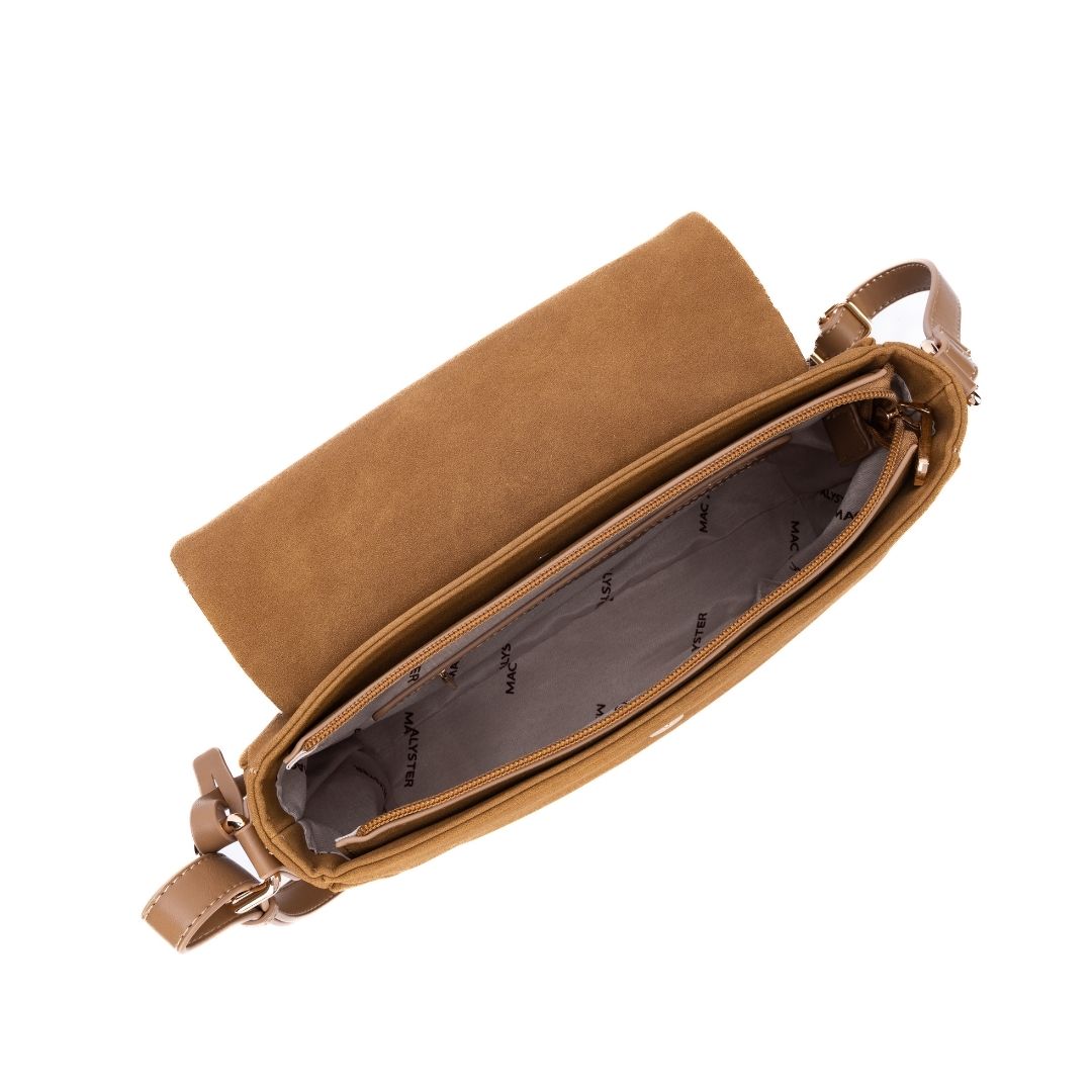 Sac à rabat - SMART marron de dos