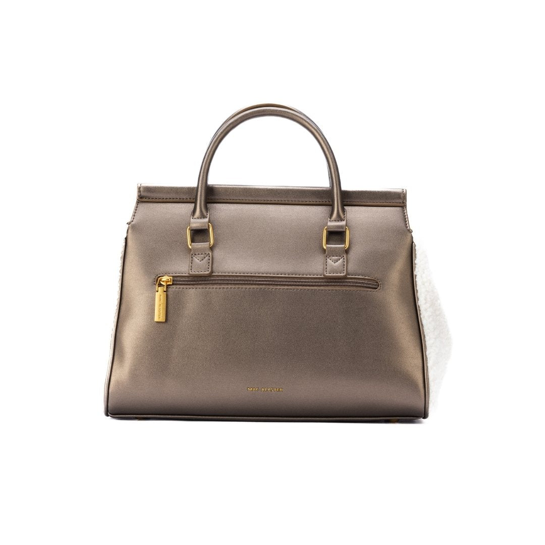 Sac porté main FRISSON en matière synthétique MORDORE de dos