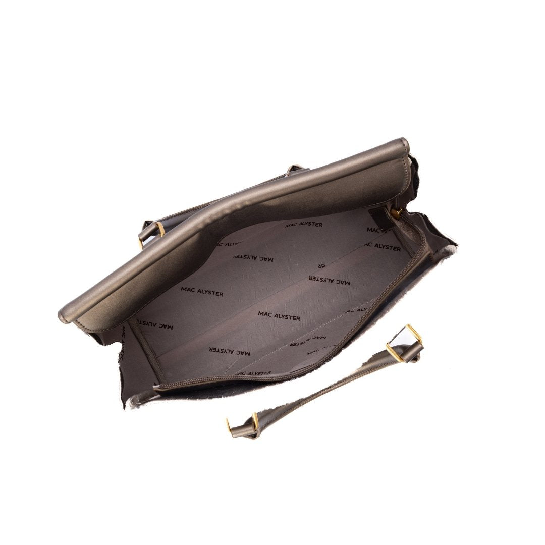 Sac porté main FRISSON en matière synthétique MORDORE de haut