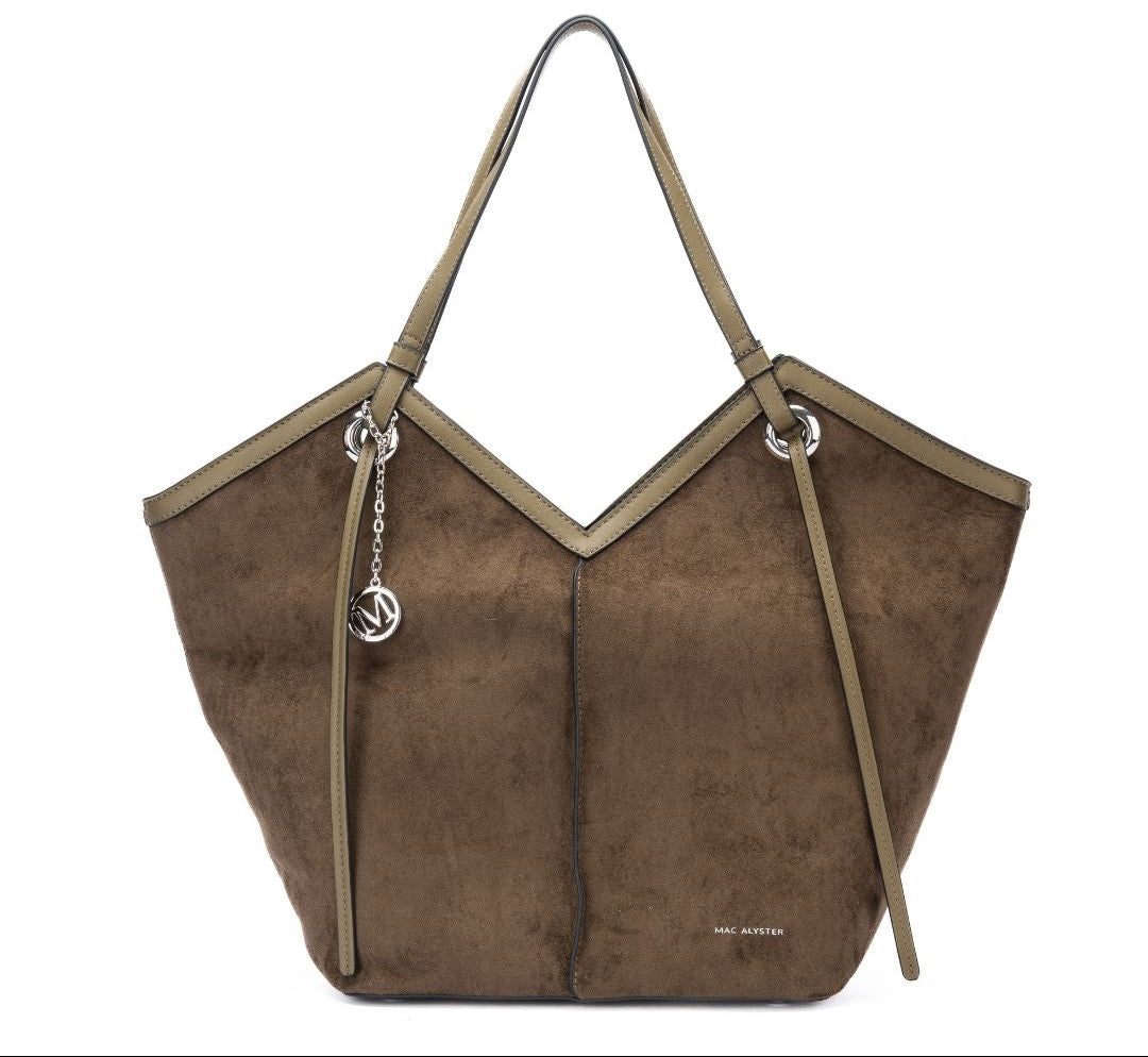 Sac cabas - CAPTIVANTE kaki de face