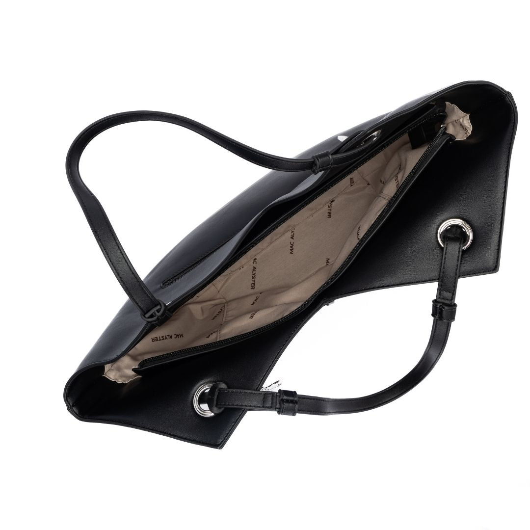 Sac cabas - CAPTIVANTE noir de haut