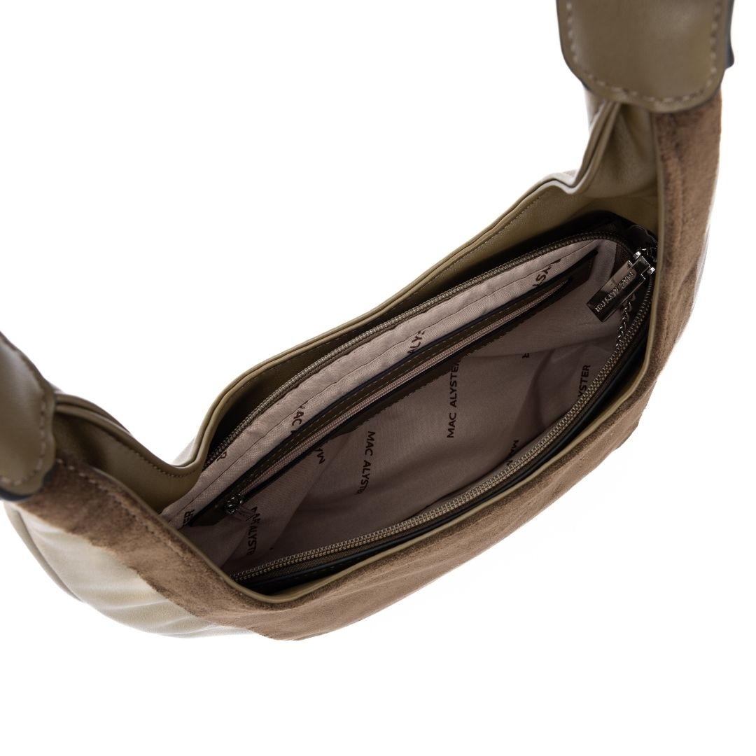 Sac besace - CAPTIVANTE kaki de haut