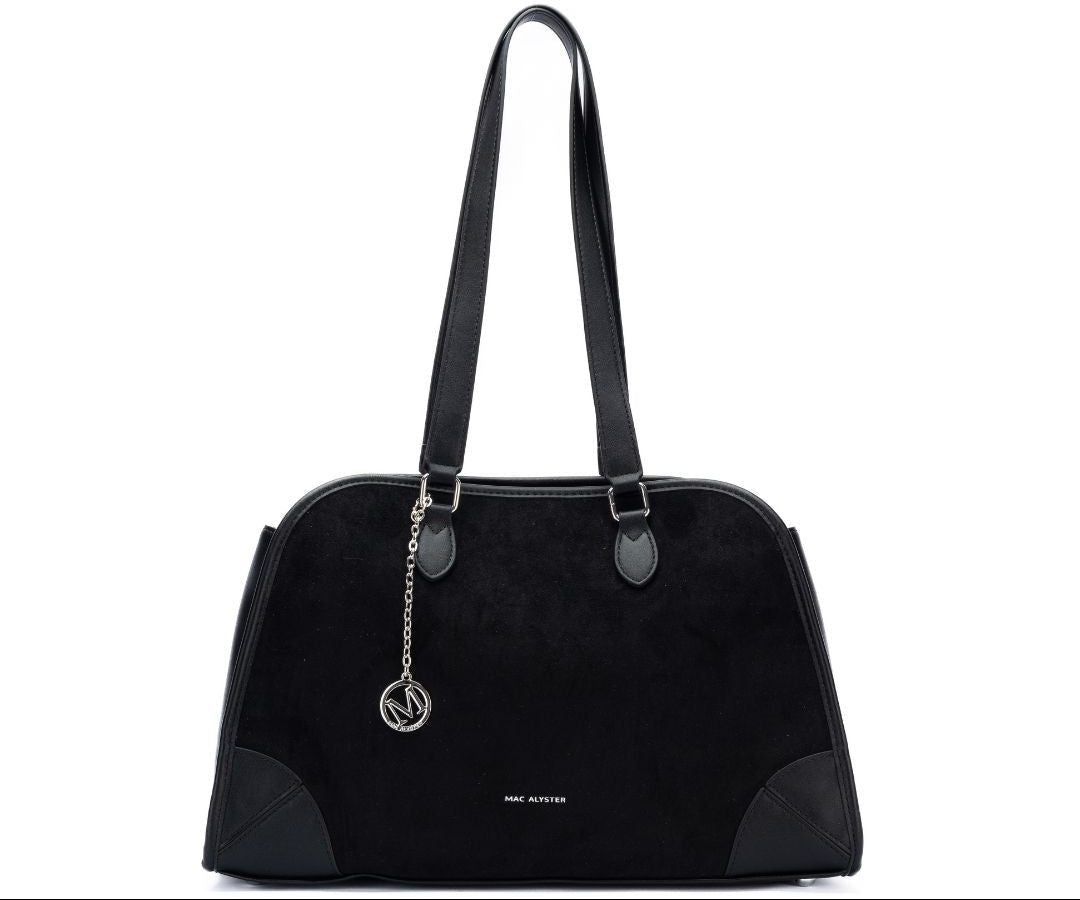 Sac shopping - CAPTIVANTE noir de face