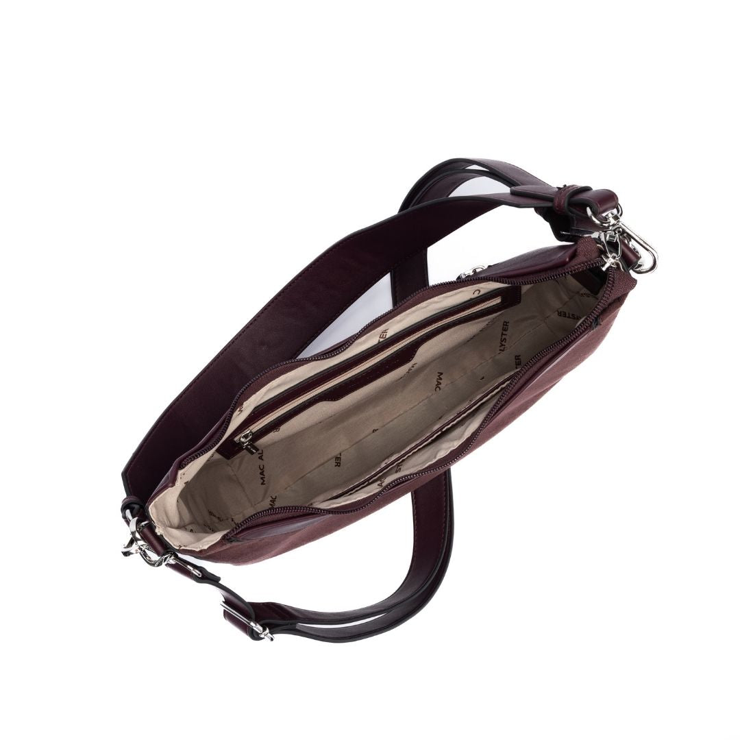 Sac trotteur - CAPTIVANTE burgundy de haut