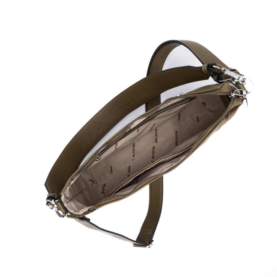Sac trotteur - CAPTIVANTE kaki de haut