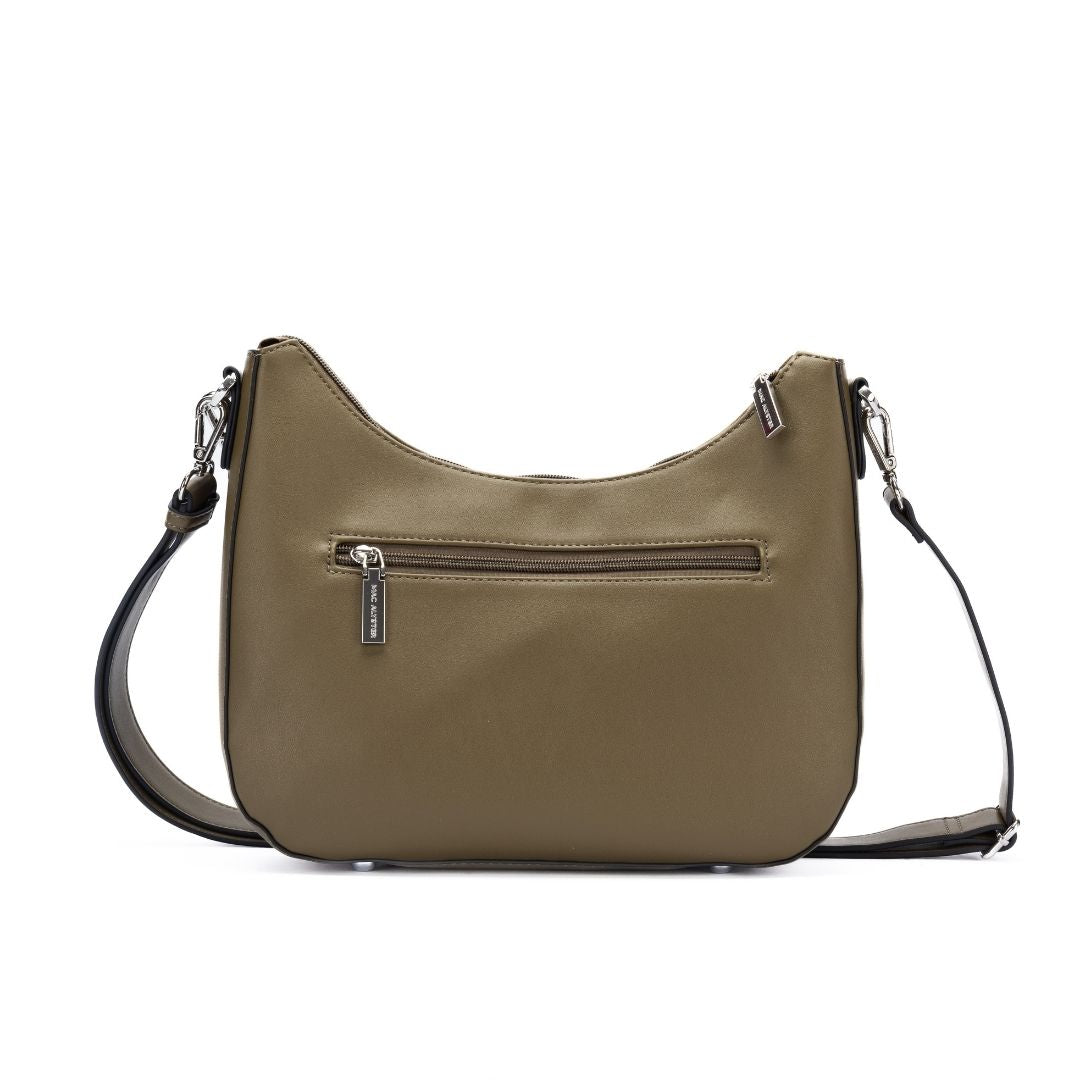 Sac trotteur - CAPTIVANTE kaki de dos