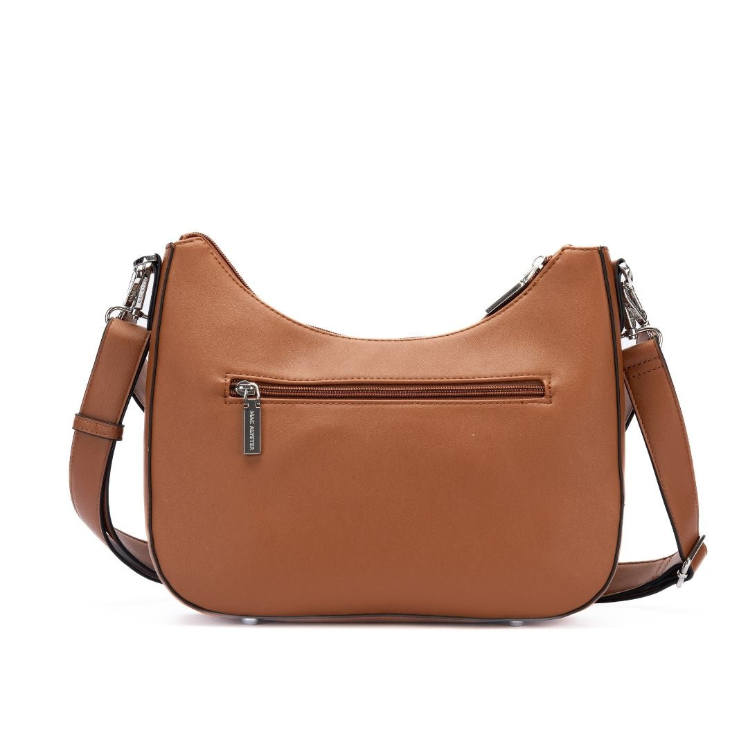 Sac trotteur - CAPTIVANTE marron de dos