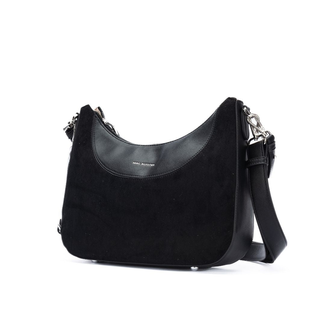 Sac trotteur - CAPTIVANTE noir de trois-quarts