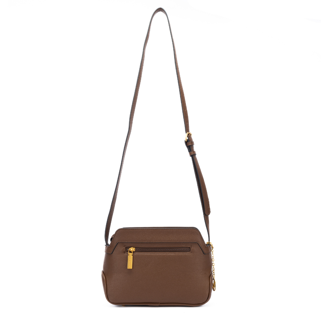 Sac trotteur - AURORE marron de dos