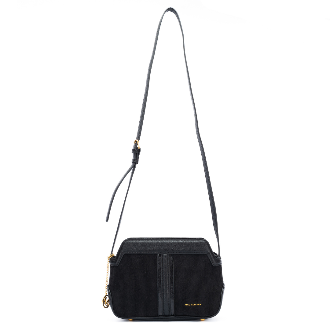 Sac trotteur - AURORE noir de face