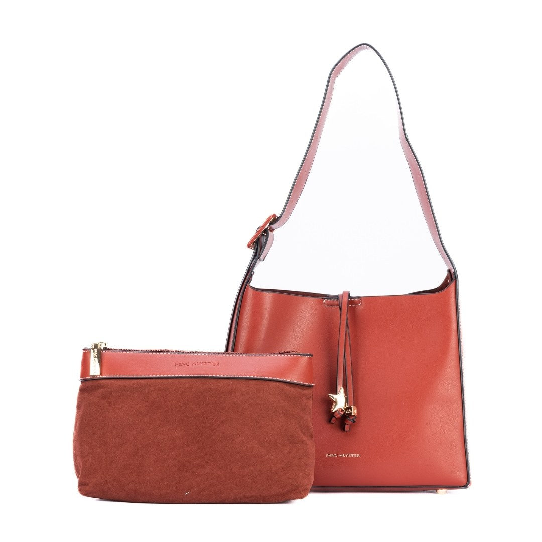 Sac trotteur-COUTURE COGNAC de face