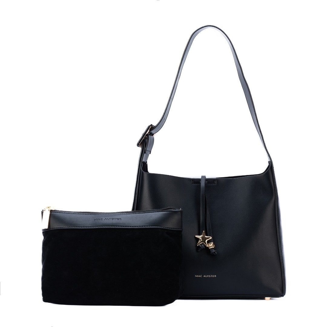 Sac trotteur-COUTURE NOIR de face