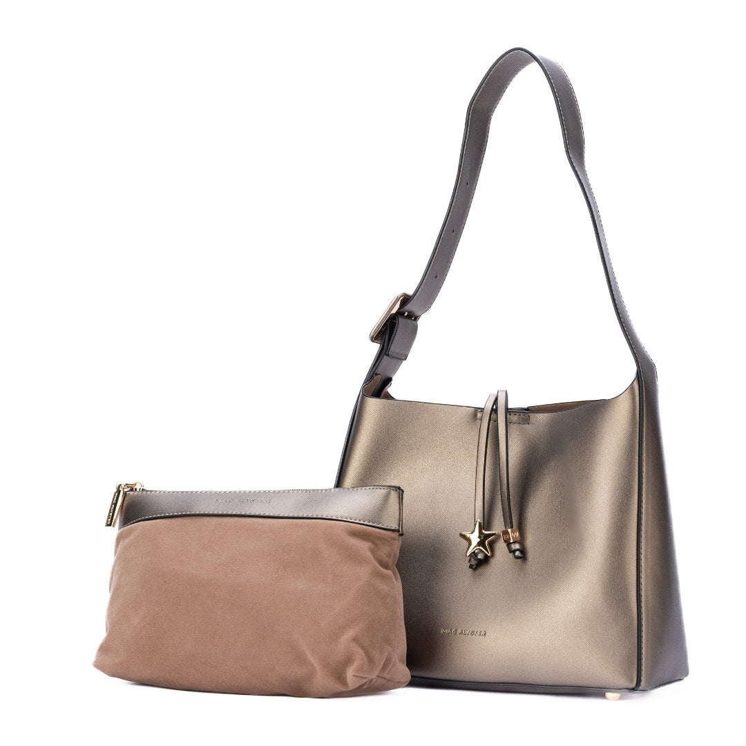Sac trotteur-COUTURE mordore de trois-quarts