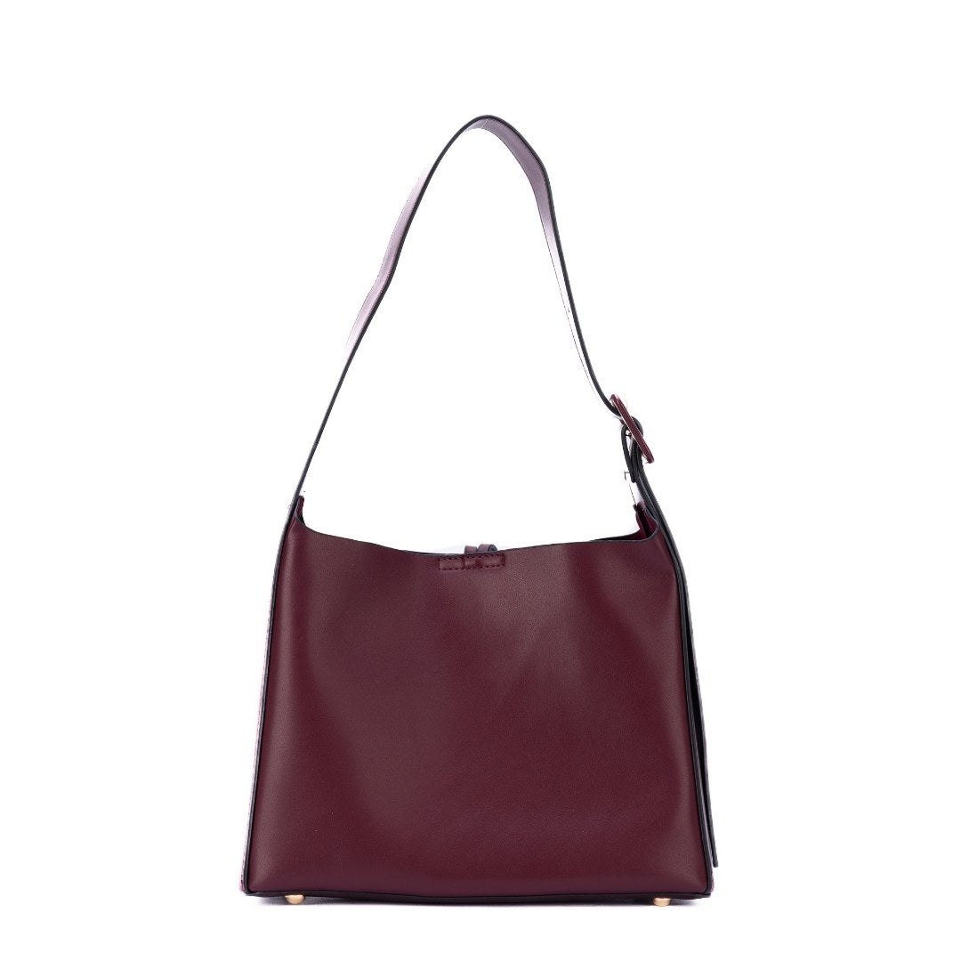 Sac trotteur-COUTURE BURGUNDY de dos