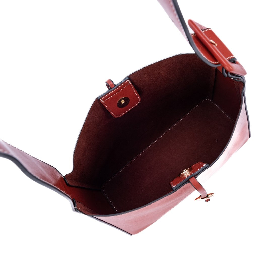 Sac trotteur-COUTURE COGNAC de haut