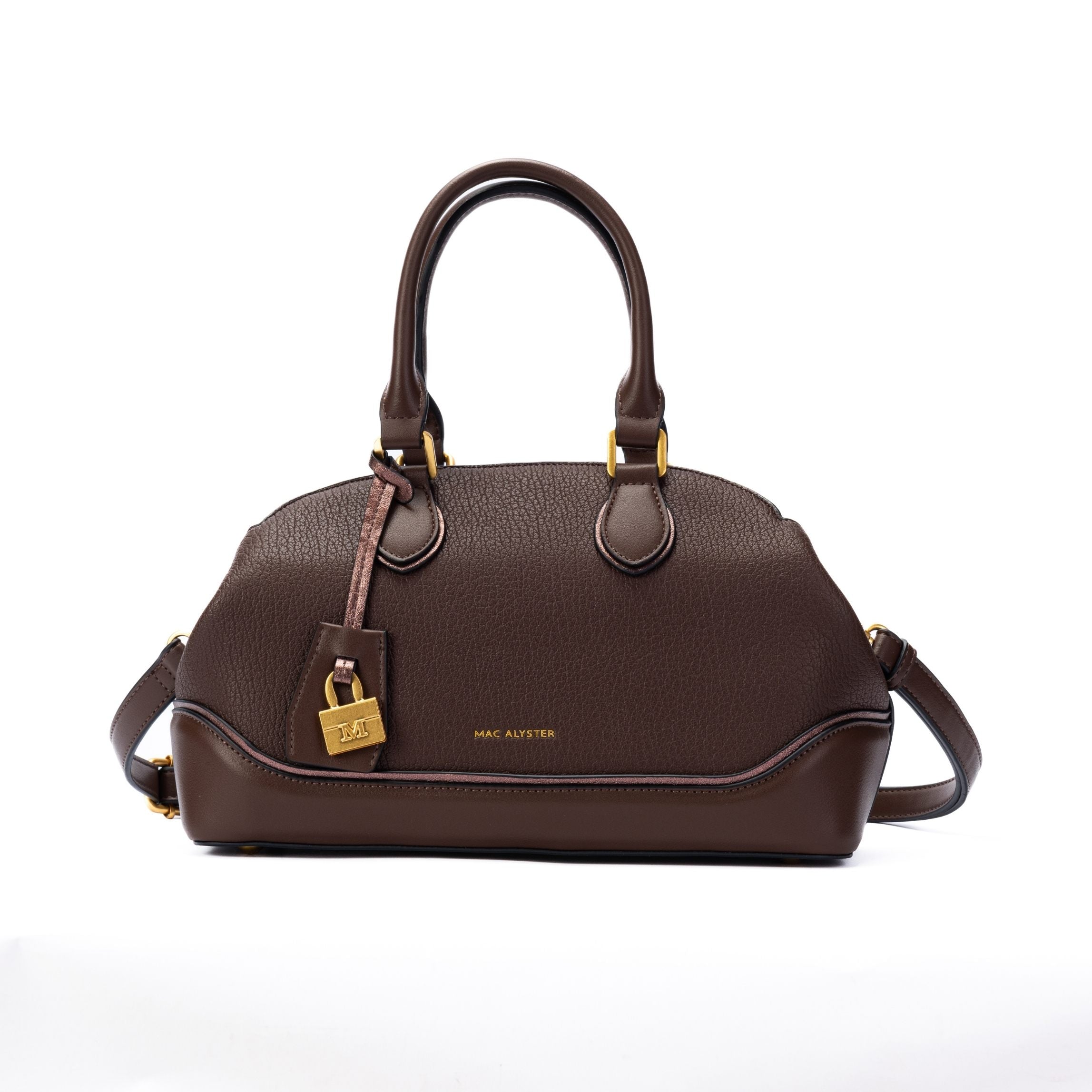 Sac bowling - BAGATELLE chocolat de face