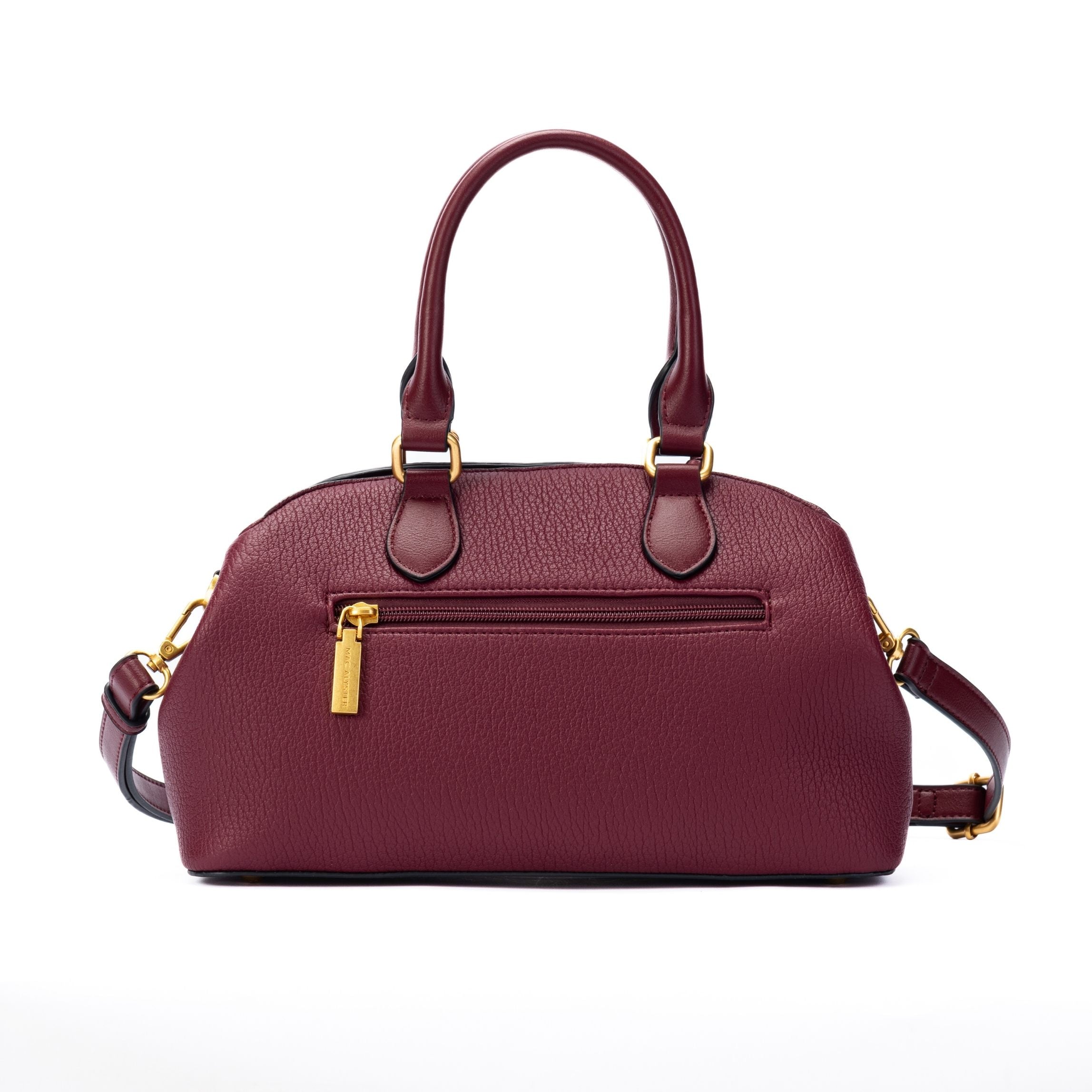 Sac bowling - BAGATELLE burgundy de dos