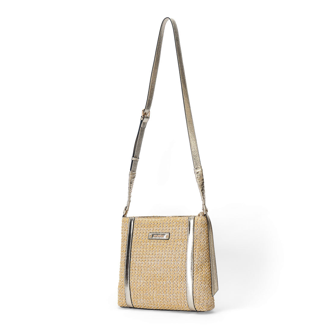 Sac trotteur femme Saint-Malo Mac Alyster petit sac bandoulière doré design moderne