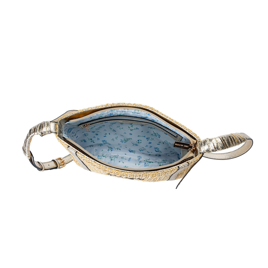 Sac trotteur femme Saint-Malo Mac Alyster petit sac bandoulière doré design moderne