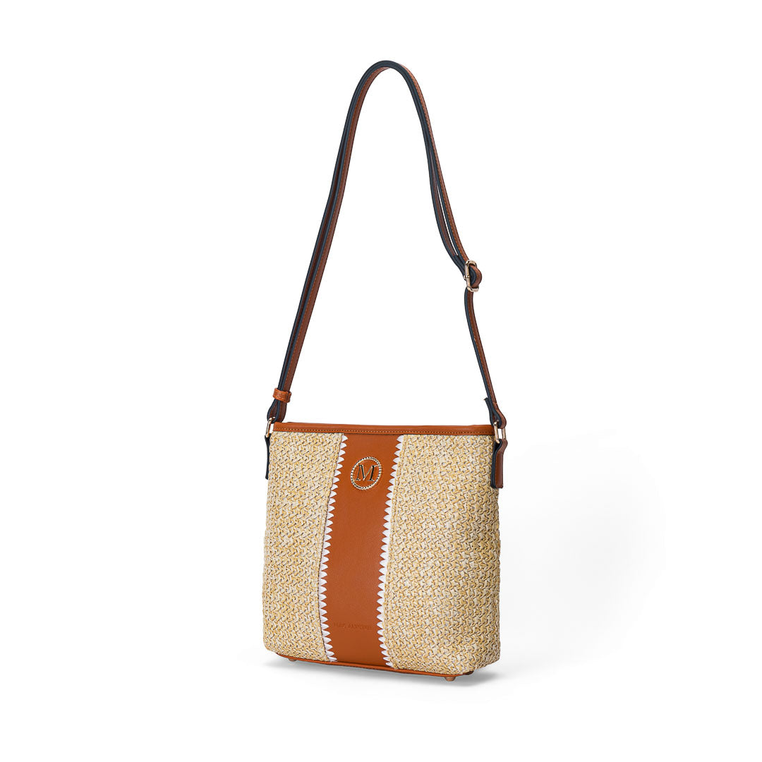 Sac trotteur femme Saint-Martin Mac Alyster orange sac bandoulière compact chic