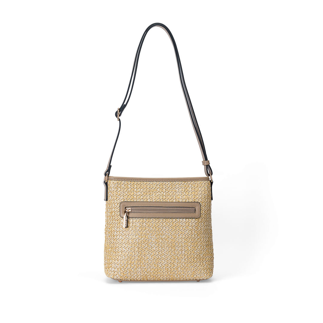 Sac trotteur femme Saint-Martin Mac Alyster taupe sac bandoulière compact chic