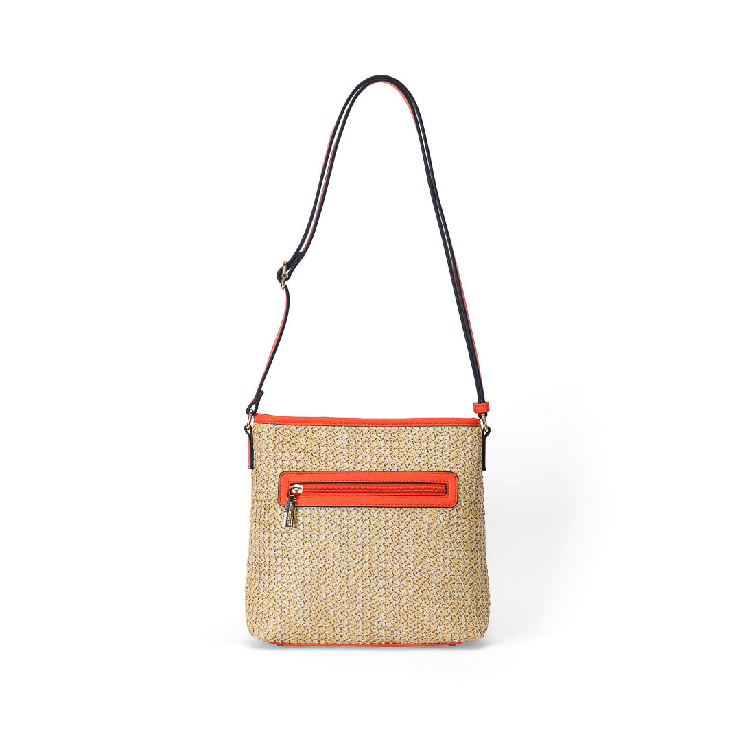 Sac trotteur femme Saint-Martin Mac Alyster orange sac bandoulière compact chic