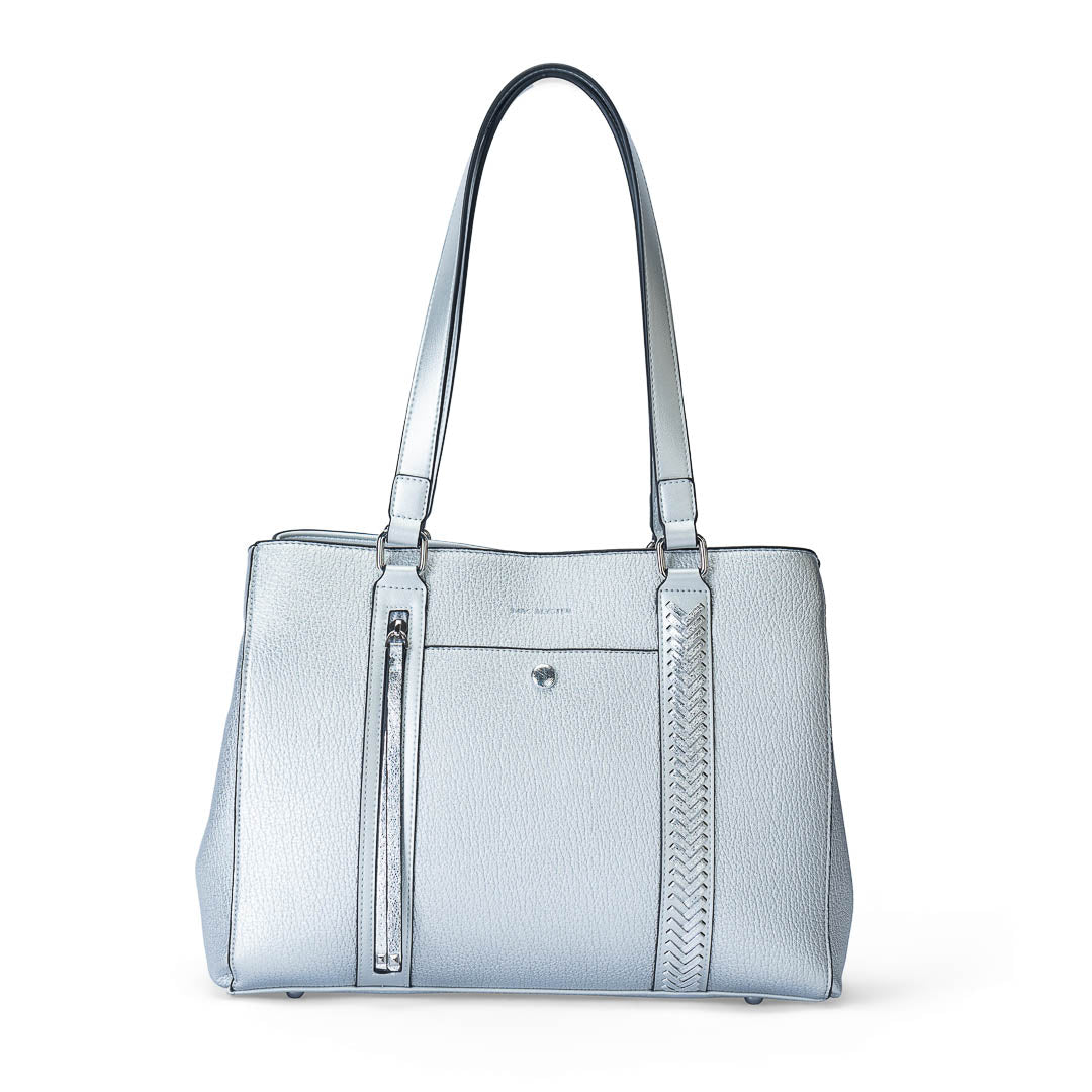 Sac shopping - CONTRASTE par Mac Alyster Argent