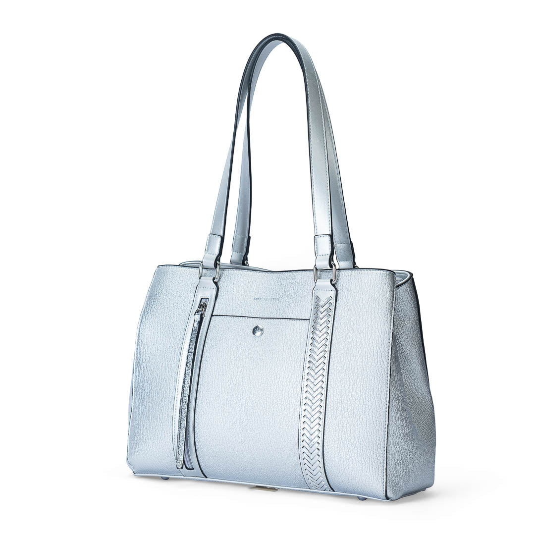 Sac shopping - CONTRASTE par Mac Alyster Argent