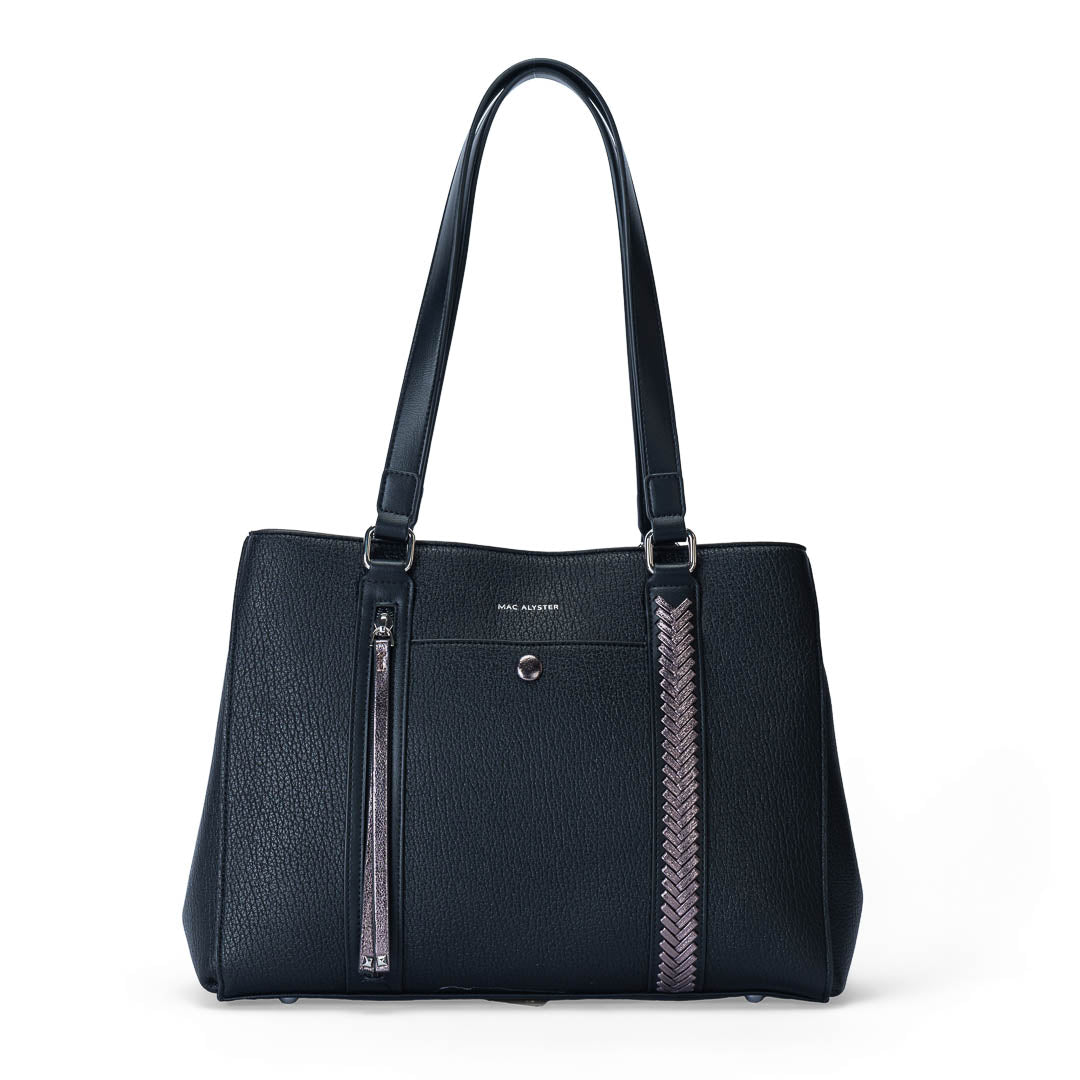 Sac shopping - CONTRASTE par Mac Alyster Noir