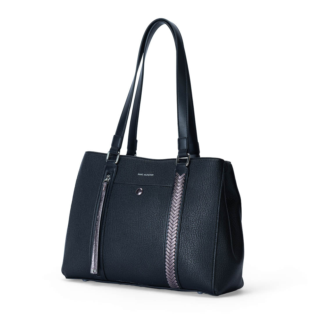 Sac shopping - CONTRASTE par Mac Alyster Noir