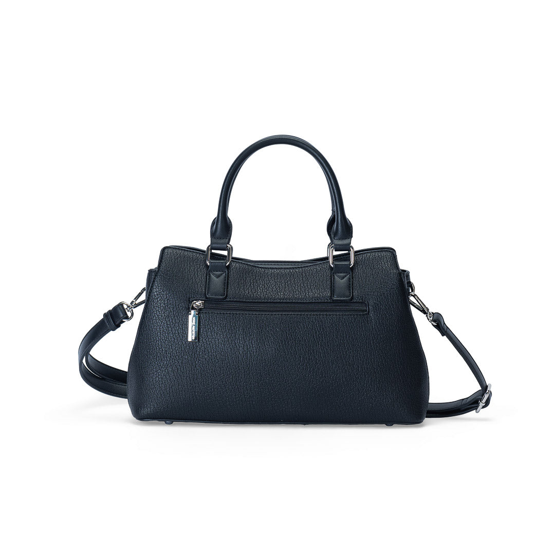 Sac porté main + Bandoulière - CONTRASTE par Mac Alyster Noir