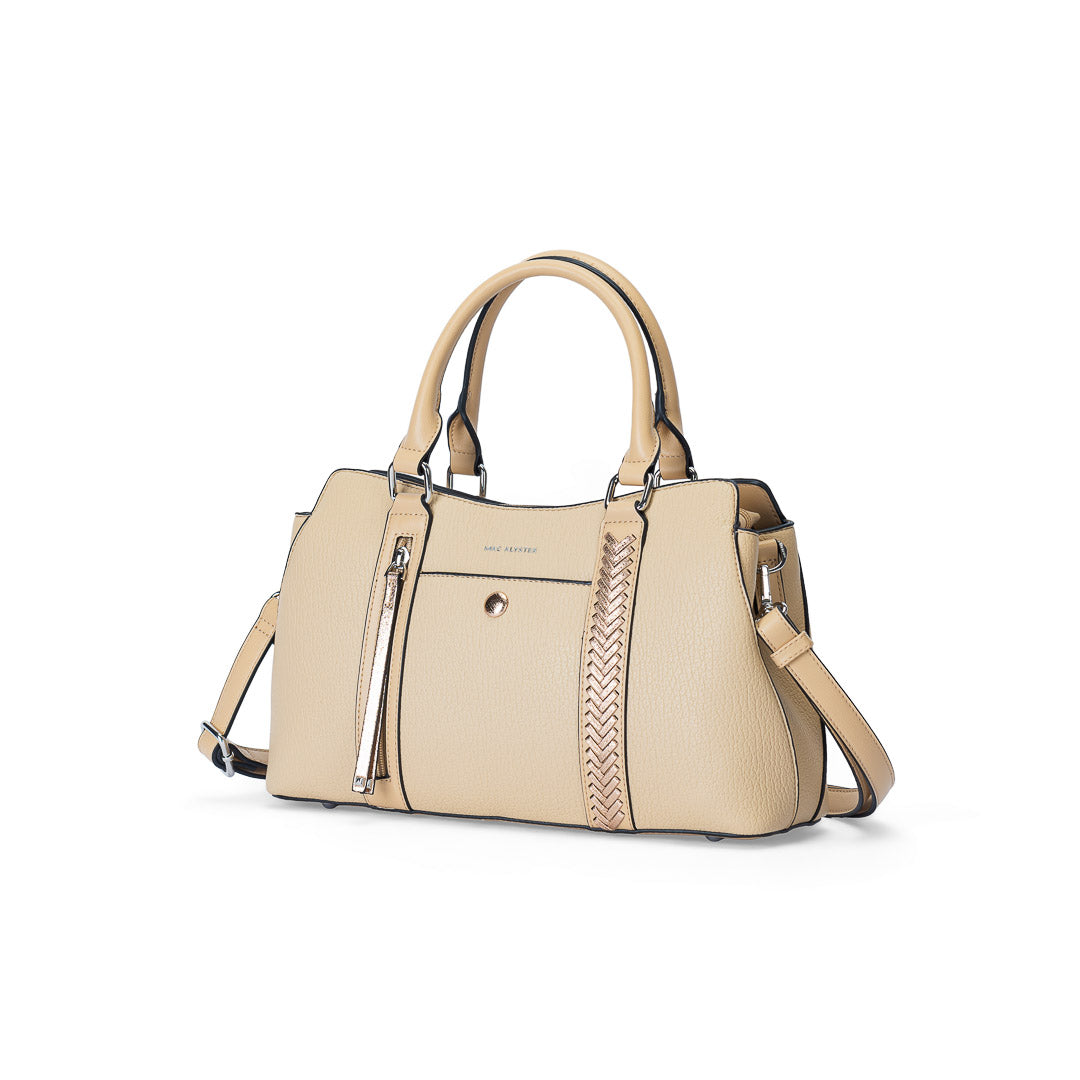 Sac porté main + Bandoulière - CONTRASTE par Mac Alyster Sable