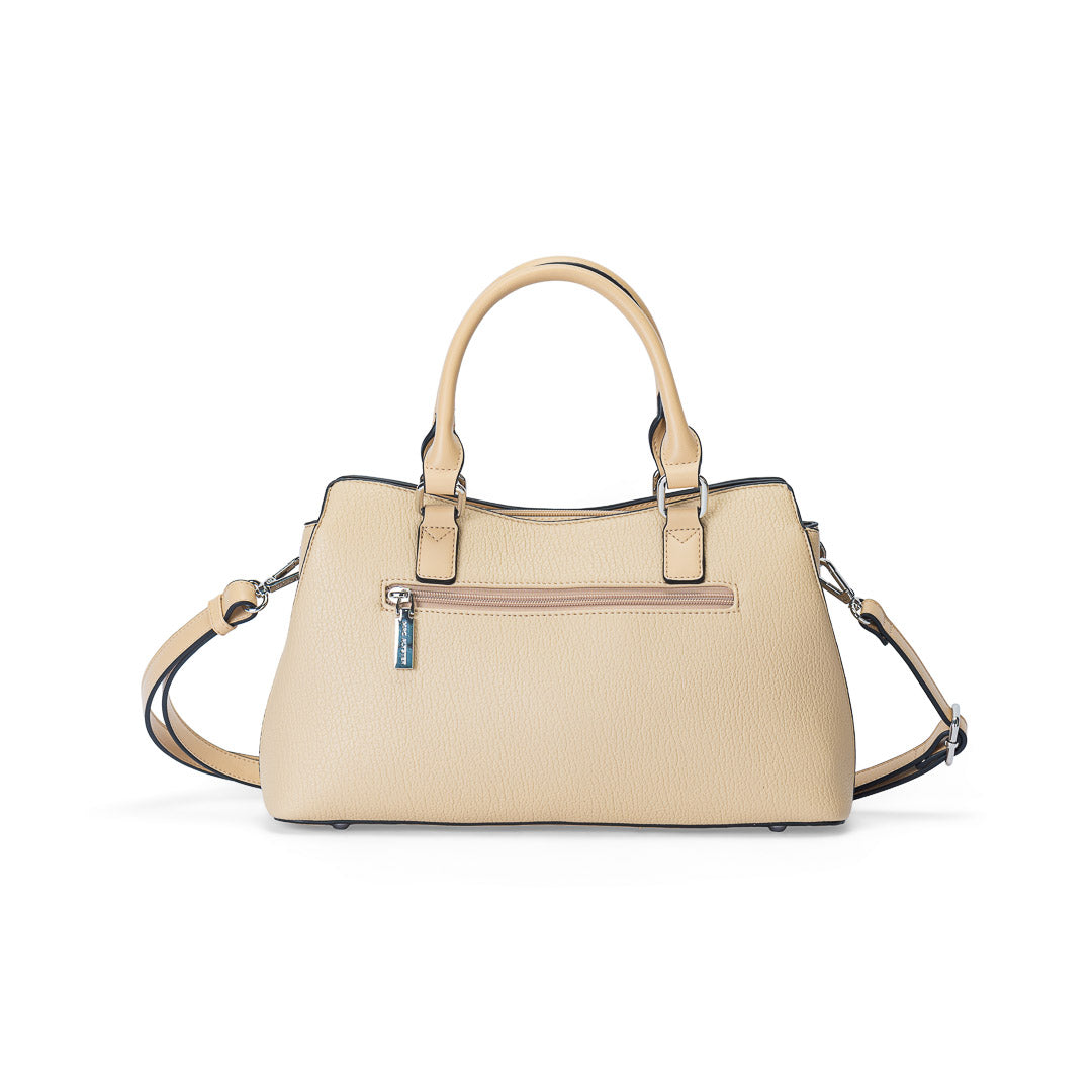 Sac porté main + Bandoulière - CONTRASTE par Mac Alyster Sable