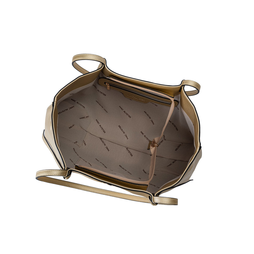 Sac cabas TENTATION champagne par Mac Alyster, vue intérieur