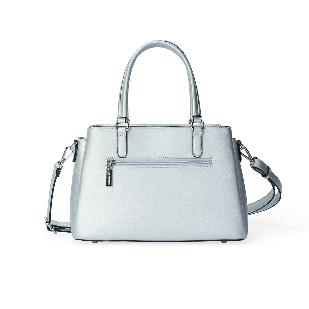 Sac à main TENTATION argent par Mac Alyster, vue de dos