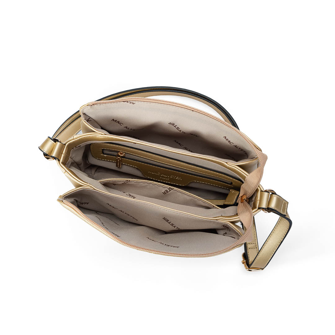 Sac bandoulière TENTATION champagne par Mac Alyster, vue intérieur