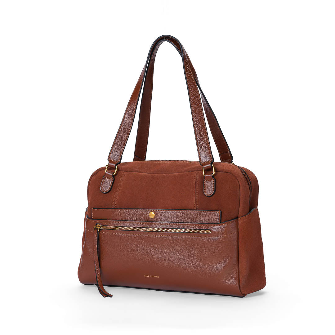 Grand sac porté main et Bandoulière Canelle par Mac Alyster