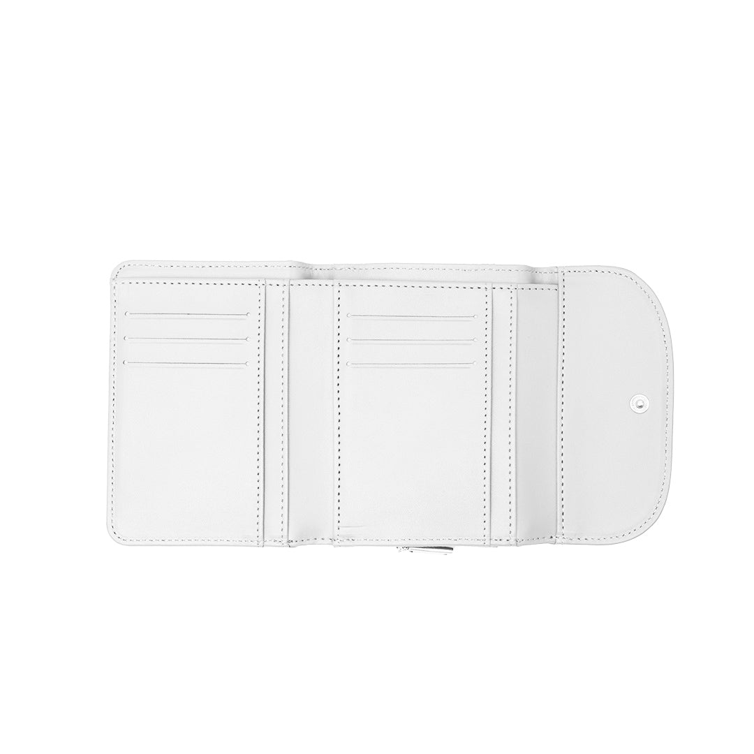 Porte monnaie avec rabat PETITE MAROQUINERIE synthétique BEIGE en détail